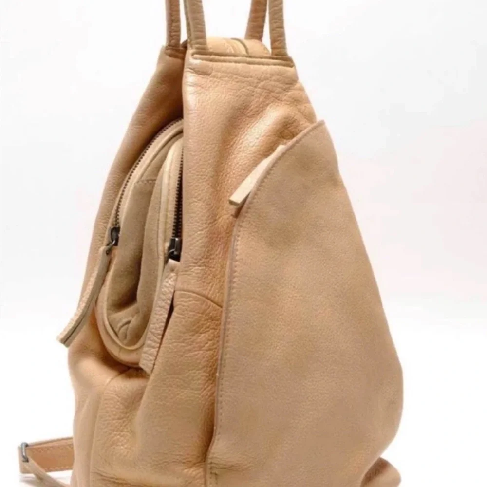 We The Free Tan Soft Leather - Sling Bag Backpack - Excellent Condition